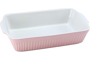 CreaTable, 33055, Série Classic PASTELL Cuisine, plat à gratin rectangulaire, rose, service de vaisselle, plat à gratin 1 pièce, Rosé