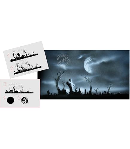 Stencil Da Parete UMR-Design W-133 Welcome | Formato A5 | Pellicola Trasparente Spessore 200 Micron | Per Decorazioni Murarie