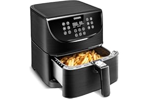COSORI Friteuse sans Huile 3,5L, Friteuse à Air Chaude avec 11 Programmes, Fonction de Maintien au Chaud & Préchauffage, LED Écran Tactile Minuterie Température Réglable,100 Recettes, sans BPA 1500W