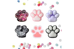 Huiyuenuo 6 Stück Katzenpfoten Squishy, Squishy Pfote, Cat Paw Squishy, Taba Squishy Cat, Katzen Pfoten Squishy, Quishy Cat Paw Squeeze Toys, Fufu Squishy Zum Stressabbau für Kinder Erwachsene
