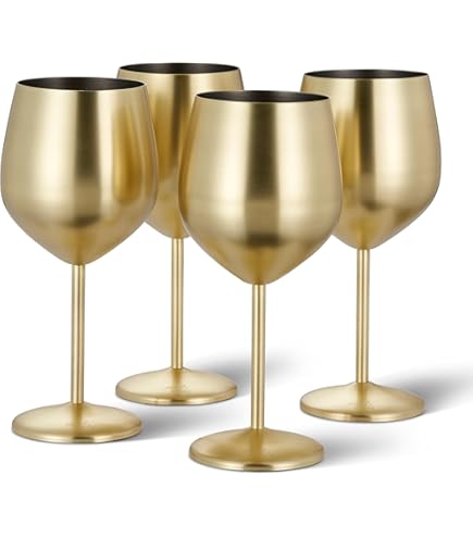 BRUNNER 0830184N.C1M Lot De 2 Verres Incassables Wineglass Blacksatin, 60 Cl, Noir