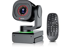 Angetube Webcam 4K con controllo tramite gesto e tracciamento AI – Webcam PTZ USB 3.0 per streaming con doppi microfoni e riduzione del rumore, autofocus TOF, 1080P 60FPS, HDR, per PC, laptop e Mac