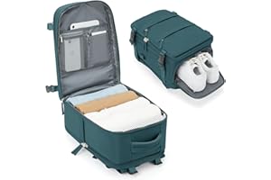 BJLFS Sac à dos pour femme pour avion, sac à dos de voyage taille 40 x 20 x 25, sac à dos de randonnée étanche pour homme, sac à dos décontracté pour ordinateur portable 14 pouces pour l'école