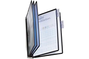 Durable 581001 Soporte de pared Sherpa con 5 paneles de visualización, gris/negro