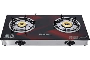 Krypton Gas Cooker, Auto Ignition, Tempered Glass Panel, KNGC6270