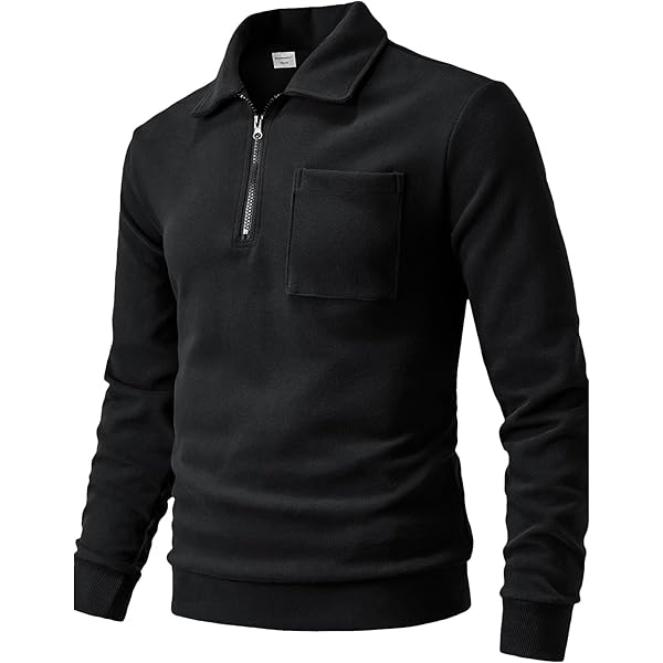 Hommes Mode Haut Cou T-Shirt Manches Longues Col Roulé Maillot de Corps Pull eBa
