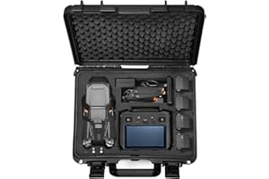 LEKUFEE Custodia Rigida Impermeabile per DJI Mavic 3 Pro/DJI Mavic 3 Classic/DJI Mavic 3/Combo/Cine/DJI RC Pro/DJI RC/DJI RC N1 Telecomando e Accessori (solo custodia)