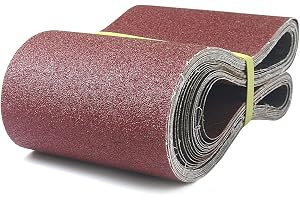 Slipband 150 x 1220 mm (15 stycken), slipband set korn 80/120/180/240/400 för bandslipmaskin stationär
