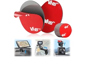 INNOVESS 3M VHB Double Sided Tape, 10 Pack 25mm Sticky Pads for Car Magnetic Mount, Dashboard Phone Holder, GPS, Dash Cam, 3M Adhesive Pads for Windshield, 3M Double Sided Sticky Pads