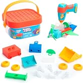 Learning Resources Design & Drill Formenwerkstatt – Mit Echtem Akku-Bohrer Für Kinder Ab 3 Jahren