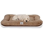 Jungolica Sally Kedi ve K&ouml;pek Yatağı Vizon Kahve K&uuml;&ccedil;&uuml;k 52X70X10 cm,%100 Su Ge&ccedil;irmez Alezli, &Ccedil;ift Taraflı D&ouml;rt Mevsim, &Ccedil;ıkarıl