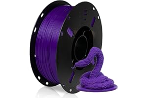 VOXELAB FilaBees 3D Printer Filament PLA Filament 1.75mm, Neatly Wound 3D Printing Filaments, PLA 1kg for Most FDM 3D Printer, Dimensional Accuracy +/- 0.02mm, Strong Toughness, Vacuum Packaging, PLA Purple