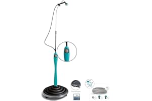 G&F G.F Douche solaire Sunny Premium, Douche de jardin en bleu avec réservoir d’eau résistant aux UV - douche de piscine avec pommeau réglable individuellement set complet douche solaire prêt à brancher