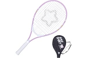AMA SPORT - AT-BP25 - Pink 25-Inch Junior Tennis Racket (63.5 cm) - Ergonomic - Junior Racket - Beginner Learning - For Children Aged 6 to 8