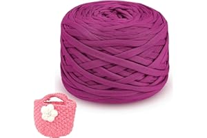 SDNAM Trapillo para Crochet 285gx1/2/4 Hilo Para Tejer a Crochet Hilo Macrame, Cinta Hilo Trapillo Cuerda Macrame para Tejer Cestas de Ganchillo, Bolsos, Colgante de Pared, Mantas (Color : 23@, Size : 100