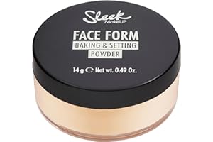 Sleek MakeUP Face Form Baking & Setting Powder, Loose Setting Powder to Lock in Your MakeUP, Lightweight Formula, Light, 14g