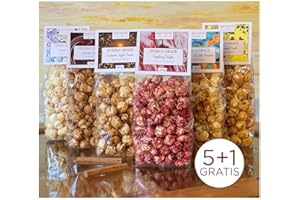 ‎EVERLY GRACE Everly Grace Popcorn-Bundle – Popcorn-Set mit 6 einzigartigen Sorten, je 100 g – Handgemacht in unserer Heißluft-Pop-Corn Manufaktur in Augsburg
