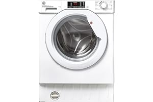Hoover HBWS 49D1W4-80 Integrated Washing Machine, 9kg Load, 1400RPM, White - B Rated