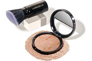 LAURA GELLER BEAUTY LAURA GELLER NEW YORK 59mm Baked Balance-n-Brighten Foundation with Kabuki Brush Makeup Set, Fair