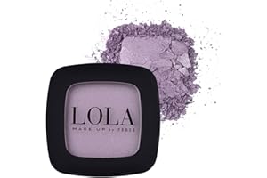 Lola Make Up by Perse Mono Eyeshadow with Natural Ingredients and High Coverage Satin Eye Shadow for Women Vegan and Cruelty-Free Eye Makeup Cosmetic Palette for All Skin Types, Pale Lilac Satin (006)