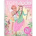 Depesche 11664 TOPModel - Dress Me Up Fantasy, Colouring and Sticker Book with 24 Magic Designs to Colour and Stick, Includes 240 Stickers, Approximately 20 x 16 x 1 cm
