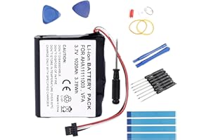 Fuworance GPS Batterie Compatible avec Tomtom Go 500, Start 60 M Europe Traffic, Start 60 EU 4EN62, Via 1605, 4EN6.001.02, 4EN62, AHA11111003, VFA 1020mAh Li-ION Battery