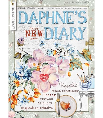 Album Scrapbook Daphne's Diary - 50 Pagine Con 100 Disegni, Carta Alta Qualità, Stile Vintage - Foto 5