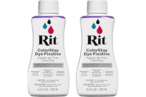 Rit Dye RIT COLORSTAY, 8 onzas líquidas, fijador de tinte (paquete de 2)