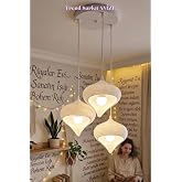 3l&uuml; sarkıt avize salon Pla modern dekoratif aydınlatma &ccedil;evre dostu tasarım Beyaz 25 x 25