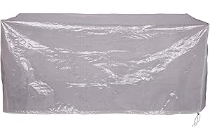 Laneetal Schutzhaube Gartenliege Sitzgrupp Schutzhülle Gartenmöbel PE Abdeckplane Tischabdeckung 218x77x55cm Transparent