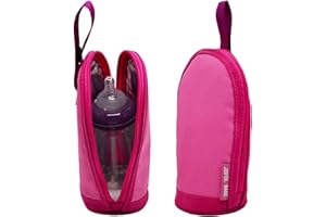 JOFOL BABE Bolsa para biberones, Bolsa enfriadora de Leche Materna, Viaje, Bolsa enfriadora para biberones, Bolsa para Botellas, Bolsa enfriadora de Leche Materna (Rojo, Norma)