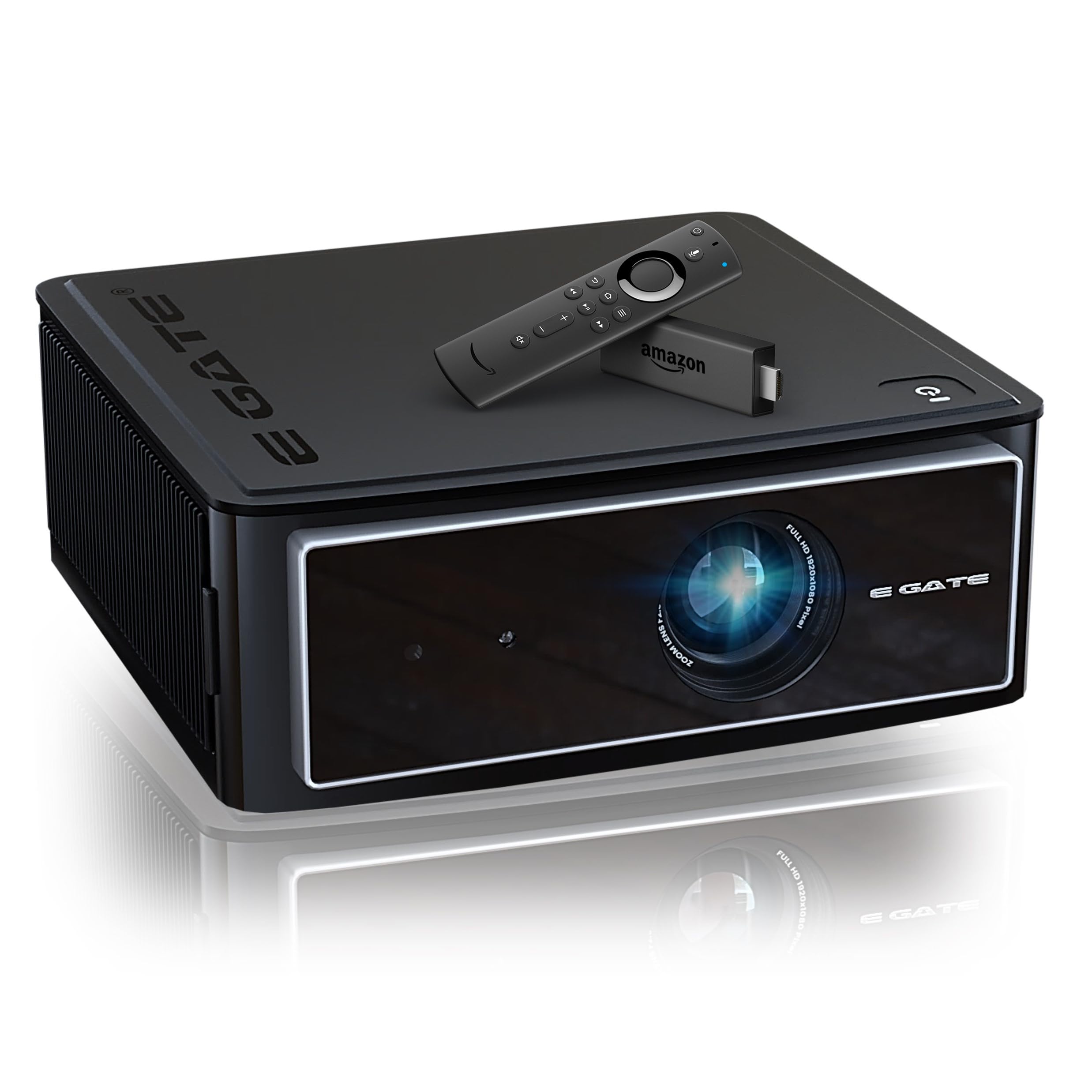 EGate O9 Zen Projector, Dual OS- Android + FTS (Certified Netflix, Prime, Hotstar & More), Auto (Incline, Focus, Keystone, Fi