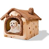 Galatée Cat Cave Bed, Washable Dog Bed, Warm And Cosy Plush Cat Igloo, Foldable Comfortable Pet Cat House, Pet Bed With Nonsk