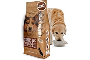 Yerbero Nature Comida para Perros de Cordero y Arroz - Pienso para Perros 10kg para una Nutrición Óptima – Comida Premium de Alta Digestibilidad Rica en Cordero.