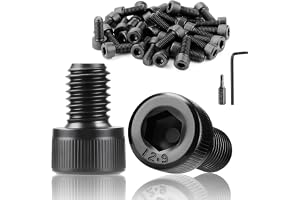 TXXATX M3 x 12 mm skruvar svart 60 stycken cylinderskruvar M3 insexnyckel DIN 912 topplocksskruvar kolstål sexkantskruvar hel