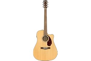 Fender CD-140SCE Dreadnought Guitarra Acústica Electrificada con Estuche Rígido