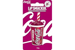 Lip Smacker - Collection Canettes Coca-Cola - Baume à Lèvres Classique Canette Coca-Cola - Goût Coca-Cerise - Cadeau Sucré pour vos Amis - Emballage Individuel