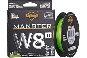 Seaknight W8 II 8 Strands Braided Lines 150M/300M/500M Smooth PE Braid Multifilament Carp Fishing Lines Saltwater for Sea Fishing 15-100LB