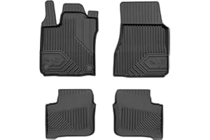 ‎MOTOS MOTOS Gumowe dywaniki samochodowe pasują do Renault Twingo III od 2014 Popraw swój komfort podróży z dywanikiami antypoślizgowymi No.77- Dywaniki samochodowe na każdą pogodę, ochrona przed zabrudzenia