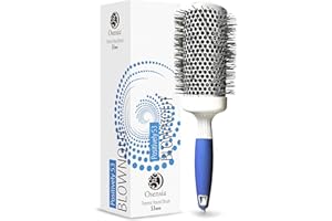 OSENSIA Grosse Brosse Ronde Brushing - Brosse Cheveux Brushing Ionique en Céramique pour un Précis et Élégant comme au Salon - Brosse Brushing Professionnel pour femme et homme - 53 mm