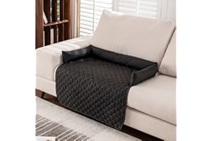 FDRFAB Matelas imperméable pour chien - Housse de canapé antidérapante - Grand panier pour chien - Couverture douce et résistante aux pipi pour animal domestique - Tapis de protection lavable