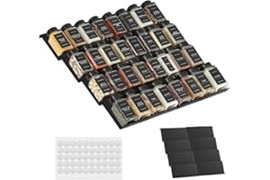 BITOYO Especiero Cajón, Especiero Cajon Extensible con Pegamento, Organizador Cajones Cocina, Especieros para Cocina, Escalable de 23cm a 46cm, Estante con Cajon para Cocina Encimera Armario Estante