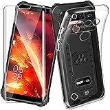 HYMY Hülle für OUKITEL WP5 Pro + 1 x Schutzfolie Panzerglas - Transparent Schutzhülle TPU Handytasche Tasche Durchsichtig Kla