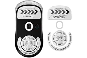 BRIMFORD Pies de Ratón para Logitech G Pro X Superlight, Deslizadores de Ratón de Vidrio Templado Ultraliso,Mouseglides para Logitech G Pro X Superlight (Blanco)