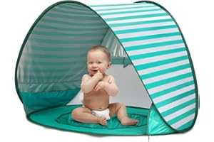 CeeKii Baby Strandzelt, Pop-up Baby Strand Zelt Portable Shade Pool UV-Schutz Sun Shelter für Kleinkinder, Strandmuschel, Baby Pool