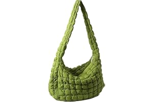NAMCHEBARWA Quilted Tote Bag for Women, Lightweight Puffy Tote Bag Quilted Padding Shoulder Bag Hobo Bag Satchel Handbag Cloud Bag for Ladies Girls Travel Shopping Work
