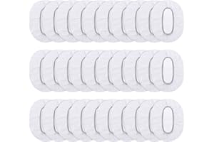 Outus 100 Pièces Protecteurs d'oreille Jetables Claire Couvre-Oreille Imperméables pour Teinture Capillaire, Douche, Baignade