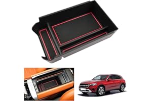 GAFAT GLC X254 2023 2024 2025 Caja de Almacenamiento para Consola Central, GLC 2024 Bandeja Organizadora de Reposabrazos, GLC X254 Accesorios (Rojo)