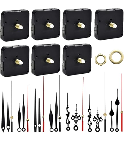 PATIKIL Kit De Numéros D'horloge En Bois Auto-adhésifs De 2,5 Cm - Accessoires Pour Numéro D'horloge Numérique - Pièces De Rechange - Chiffres Arabes