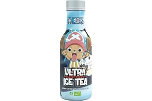‎ULTRA ICE TEA ULTRA ICE TEA Bio Eistee - Veganer Früchtetee mit dem One Piece Charakter Chopper - Fruchtiger Hibiskusblütengeschmack – 1 x 500 ml Einweg